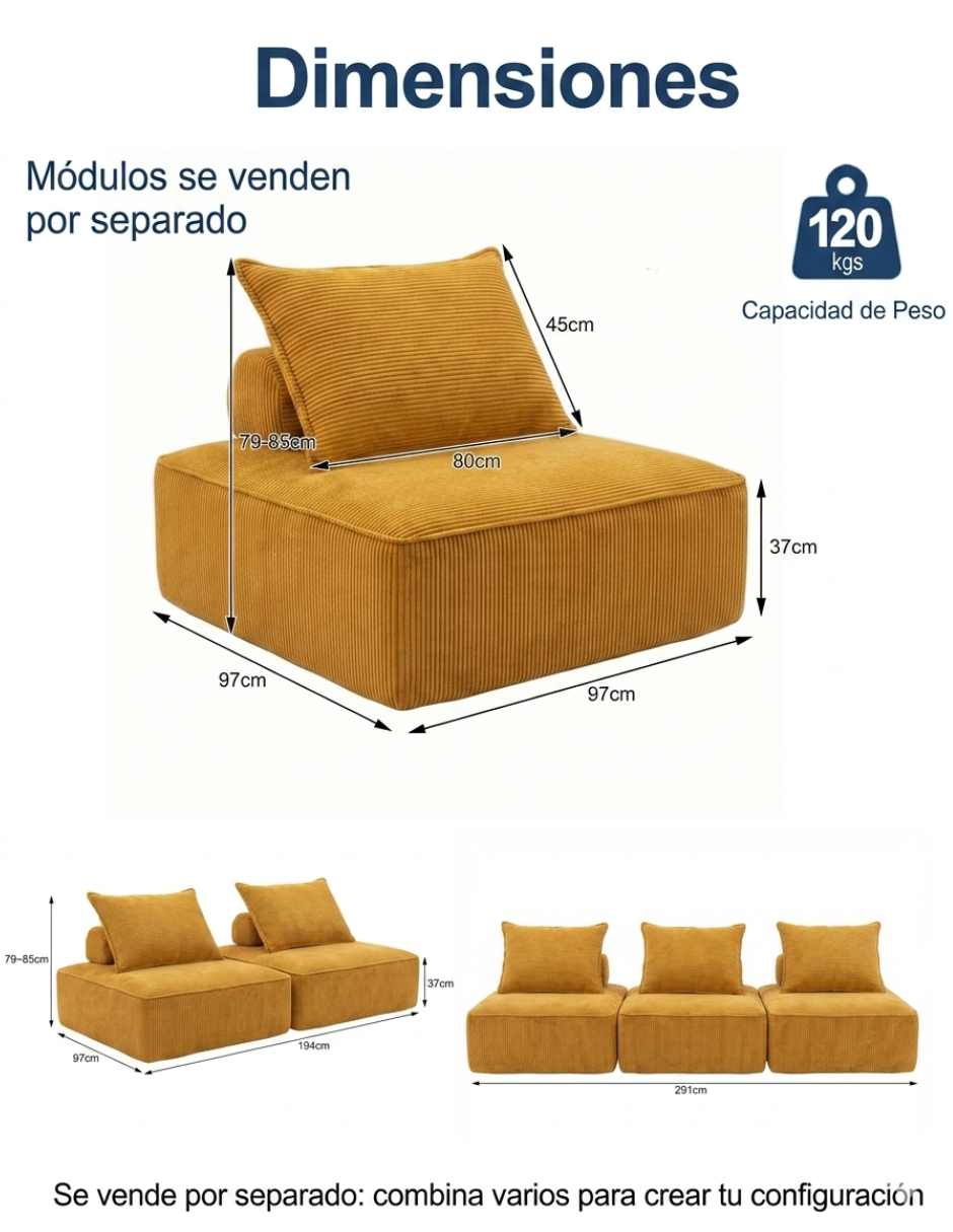 Sillón Ziva Corduroy Gomyhome